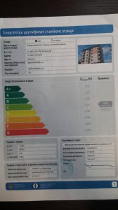 Kompanija " FINALPROM" doo dobila je Energetski sertifikat za stambeni objekat koji se nalazi na uglu ul.18.Novembra i ul.Pere Stanica. Gradimo kvalitetno. 